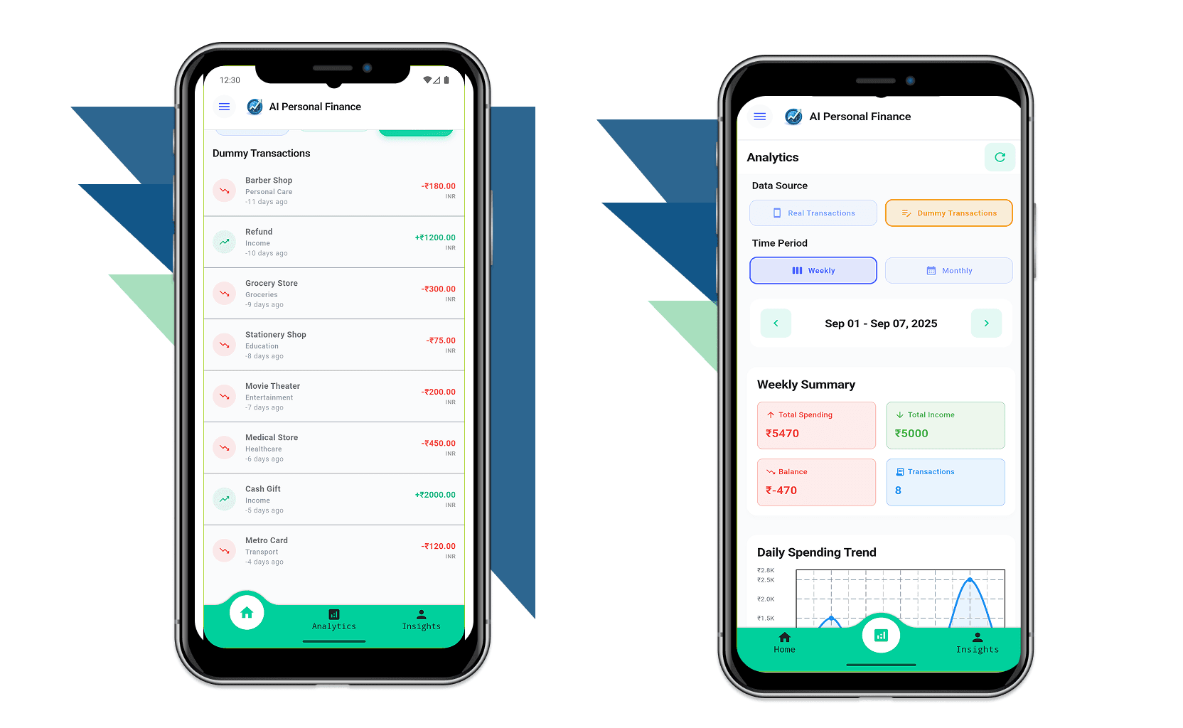 AI Personal Finance Management System screenshot 1