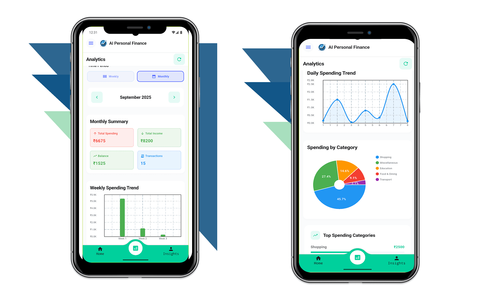 AI Personal Finance Management System screenshot 2