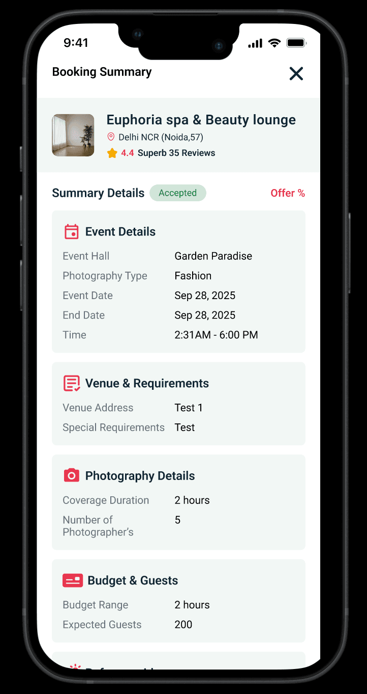 Smart Booking Marketplace screenshot 2