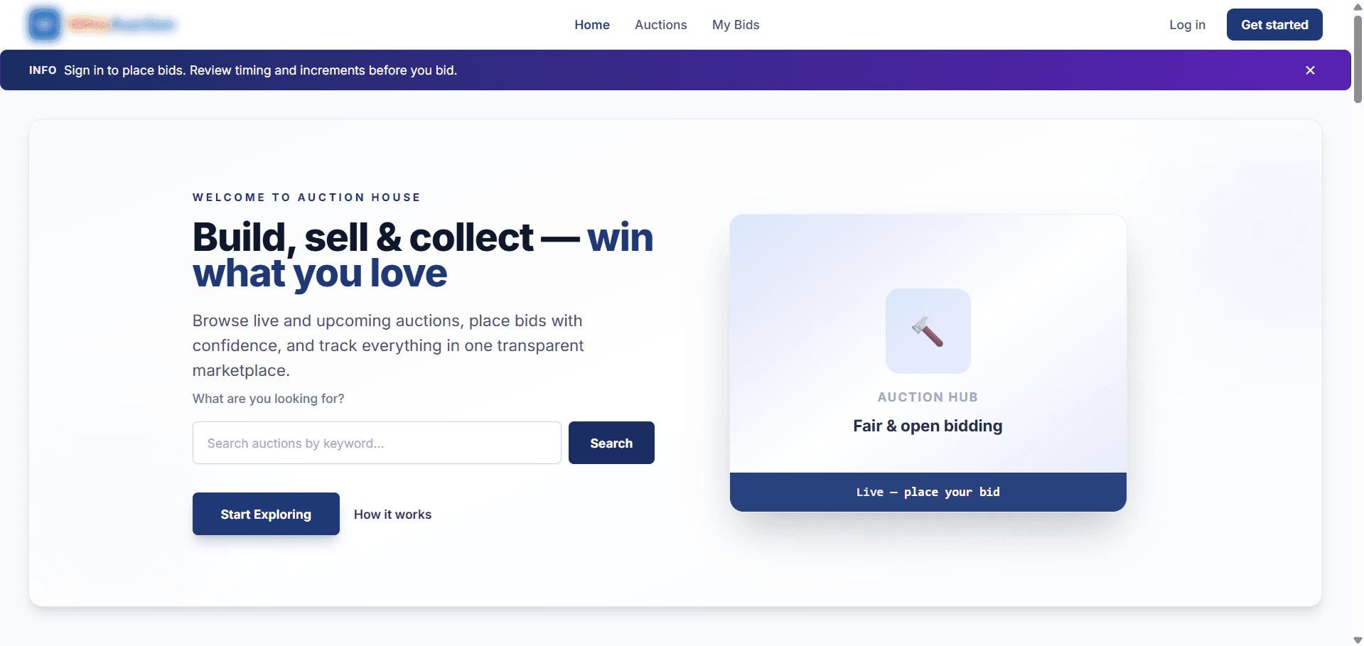 WhizCloud Auction Platform screenshot 1