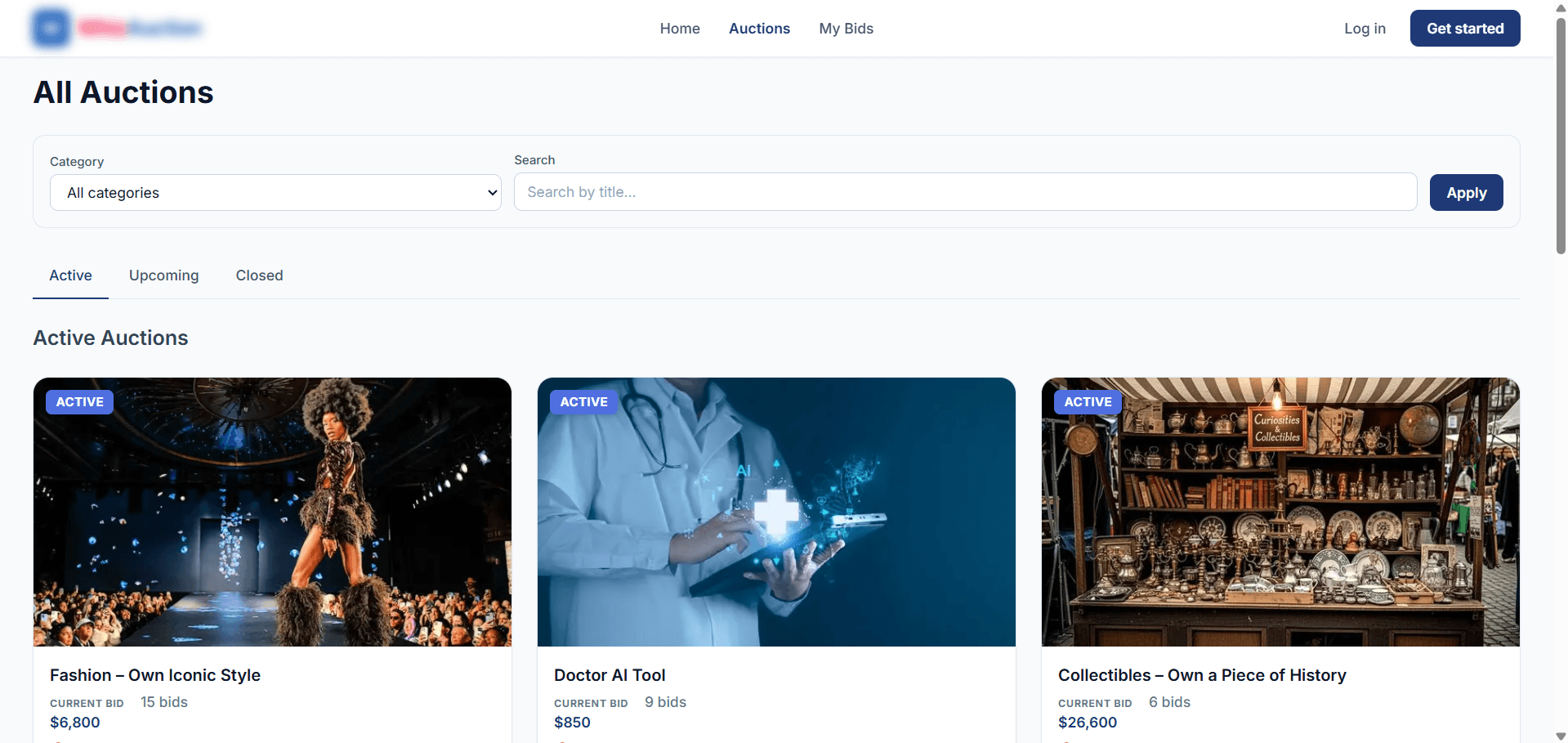WhizCloud Auction Platform screenshot 2